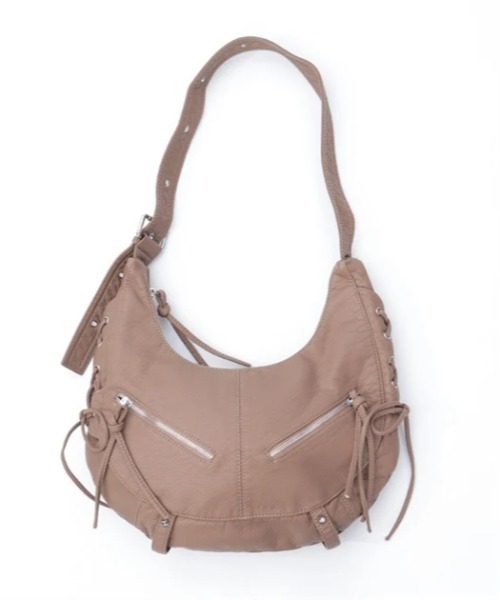 axes femme（アクシーズファム）の「サイドレースアップショルダー（ショルダーバッグ・レディース・ブラック/ブラウン・FREE）」の20枚目の写真