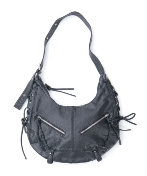 axes femme（アクシーズファム）の「サイドレースアップショルダー（ショルダーバッグ・レディース・ブラック/ブラウン・FREE）」の10枚目の写真