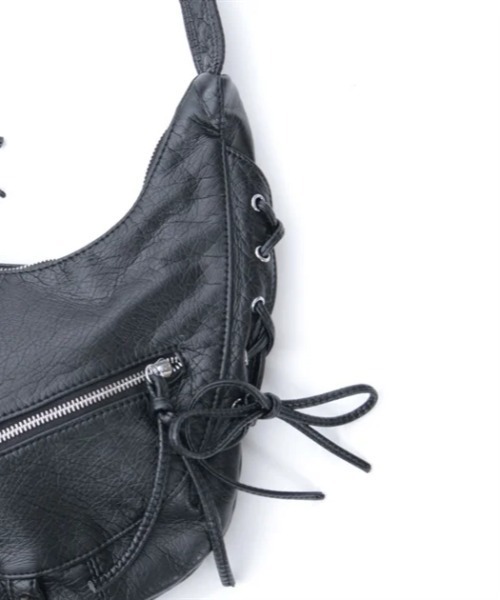 axes femme（アクシーズファム）の「サイドレースアップショルダー（ショルダーバッグ・レディース・ブラック/ブラウン・FREE）」の9枚目の写真