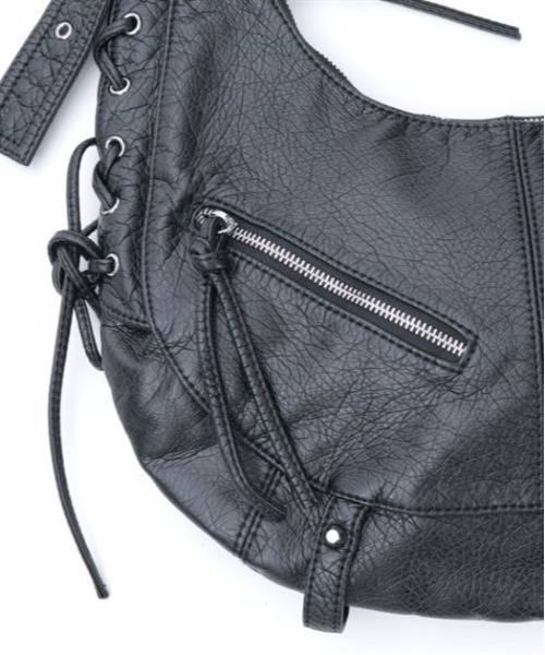 axes femme（アクシーズファム）の「サイドレースアップショルダー（ショルダーバッグ・レディース・ブラック/ブラウン・FREE）」の8枚目の写真