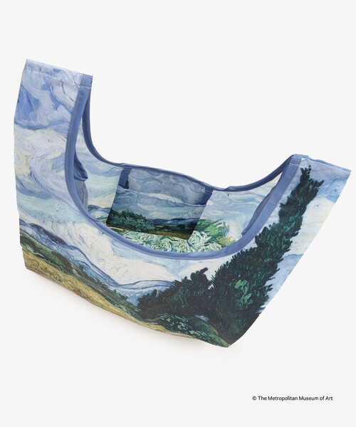 Afternoon Tea（アフタヌーンティー）の「ポケッタブルショッピングバッグ/THE MET（エコバッグ/サブバッグ・レディース・ブルー・ONE SIZE）」の6枚目の写真