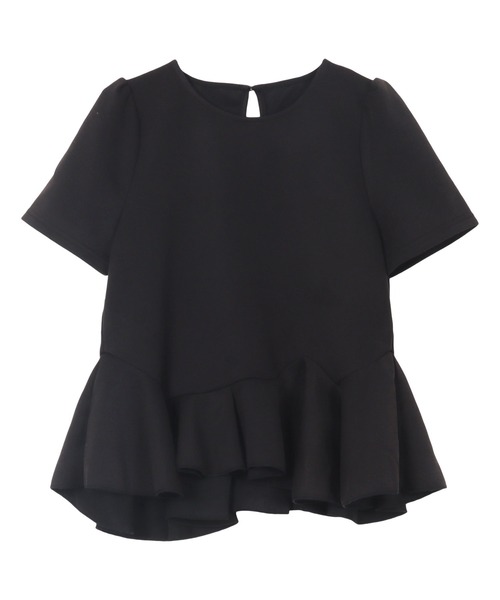 セール】アシンメトリーペプラムトップス（Tシャツ/カットソー）｜KOBE