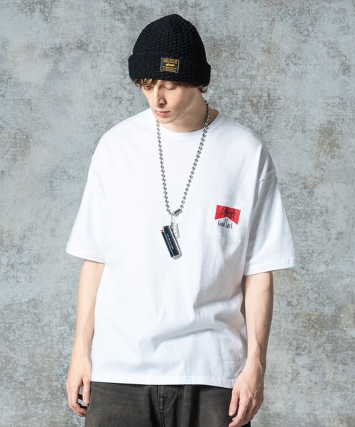 glamb（グラム）の「Good Luck T-shirt III / グッドラックＴシャツIII（Tシャツ/カットソー・メンズ・ブラック/ホワイト・S/M/L）」の7枚目の写真