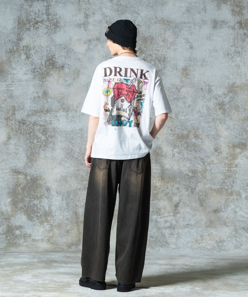glamb（グラム）の「Good Luck T-shirt III / グッドラックＴシャツIII（Tシャツ/カットソー・メンズ・ブラック/ホワイト・S/M/L）」の10枚目の写真