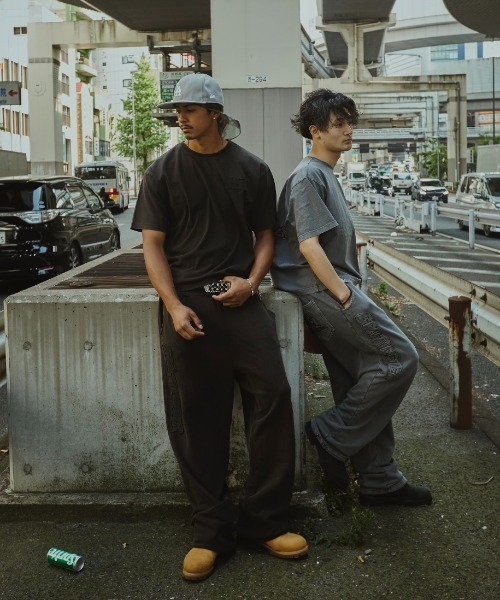 centimeter（センチメーター）の「Ruler powder sweat pants（スウェットパンツ・メンズ・グレー/ブラック・MEDIUM/X-LARGE/LARGE）」の5枚目の写真