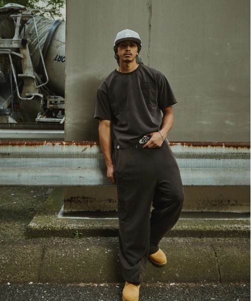 centimeter（センチメーター）の「Ruler powder sweat pants（スウェットパンツ・メンズ・グレー/ブラック・MEDIUM/X-LARGE/LARGE）」の7枚目の写真