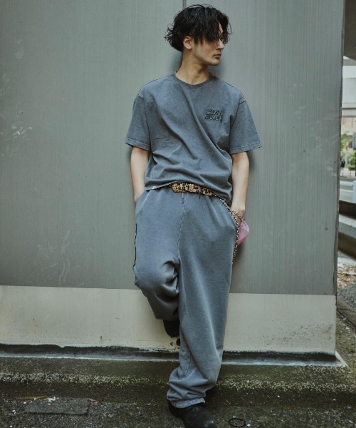 centimeter（センチメーター）の「Ruler powder sweat pants（スウェットパンツ・メンズ・グレー/ブラック・MEDIUM/X-LARGE/LARGE）」の9枚目の写真