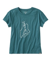 L.L.Bean(�G���G���r�[��)�̃r�X�^�E�L�����v�E�e�B�A�����@�N���[�l�b�N�@�O���t�B�b�N �č��t�B�b�g�E���M�����[(T�V���c/�J�b�g�\�[)