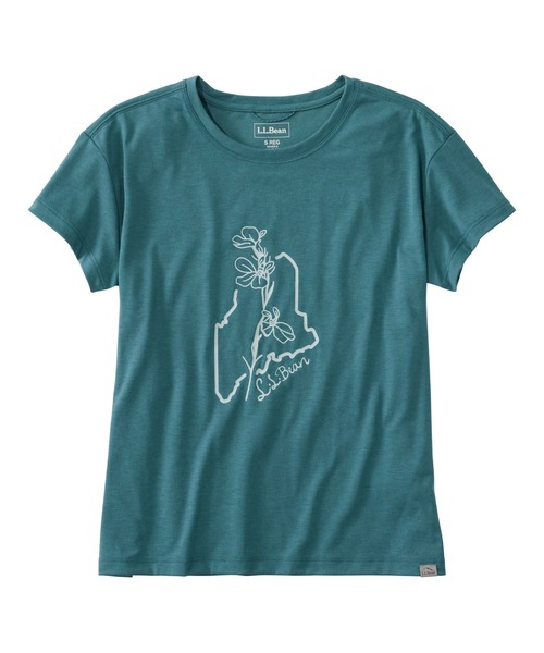 tシャツ ビスタ・キャンプ・ティ、半袖　クルーネック　グラフィック 米国フィット・レギュラー レディース セール】ビスタ・キャンプ・ティ、半袖 クルーネック