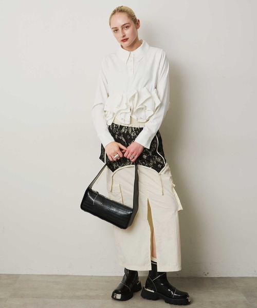 関税送料込【ALEXANDER WANG】レイヤード カーゴスカート 23809455_53882583_1000.jpg