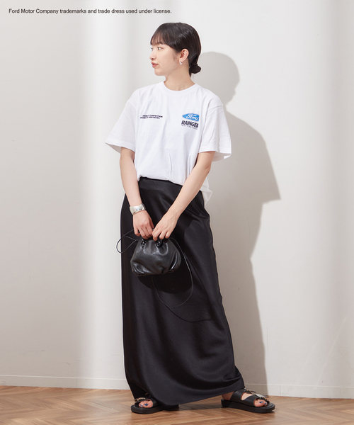GOOD ROCK SPEED(グッドロックスピード)の「【GOOD ROCK SPEED / グッドロックスピード】FordロゴTEE:Tシャツ(Tシャツ/カットソー・レディース・ホワイト・FREE)」の2枚目の写真
