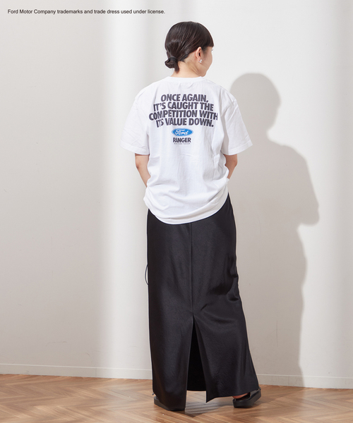 GOOD ROCK SPEED(グッドロックスピード)の「【GOOD ROCK SPEED / グッドロックスピード】FordロゴTEE:Tシャツ(Tシャツ/カットソー・レディース・ホワイト・FREE)」の3枚目の写真