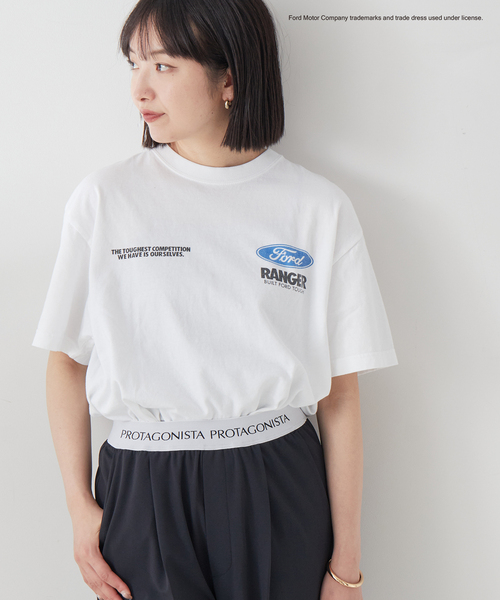 GOOD ROCK SPEED(グッドロックスピード)の「【GOOD ROCK SPEED / グッドロックスピード】FordロゴTEE:Tシャツ(Tシャツ/カットソー・レディース・ホワイト・FREE)」の12枚目の写真
