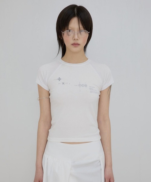 FLAREUP(フレアアップ)の「FLAREUP/MutaラグランT(Tシャツ/カットソー・レディース・グレー/ホワイト/ブラック・SMALL)」の14枚目の写真