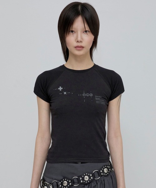 FLAREUP(フレアアップ)の「FLAREUP/MutaラグランT(Tシャツ/カットソー・レディース・グレー/ホワイト/ブラック・SMALL)」の17枚目の写真