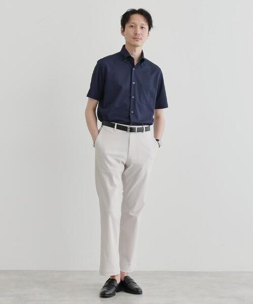 TAKEO KIKUCHI(タケオキクチ)の「ユーティリティ ピンヘッド 半袖シャツ(ビジネスシャツ・メンズ・ライトグレー/ブルー/ブルー系その他・02/03/04)」の20枚目の写真