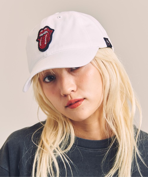JACKROSE(ジャックローズ)の「B-TRS-Lips&Tongue シグネチャー/CAP(キャップ・メンズ・ブラック/チャコールグレー/ホワイト/ブラウン/アイボリー・FREE)」の2枚目の写真