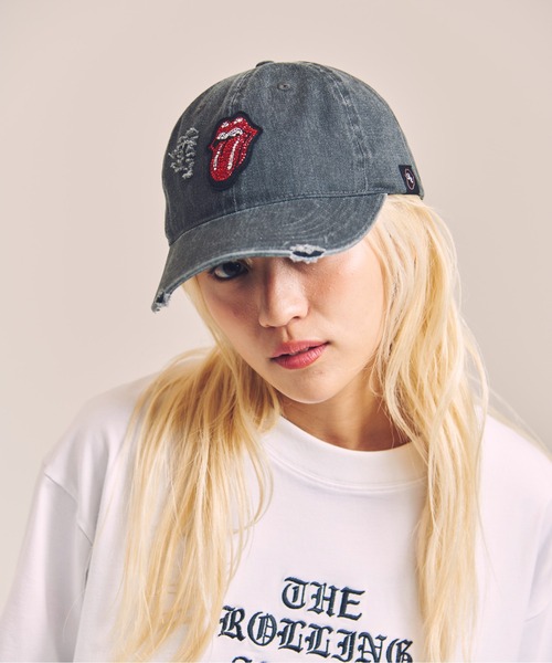 JACKROSE(ジャックローズ)の「B-TRS-Lips&Tongue シグネチャー/CAP(キャップ・メンズ・ブラック/チャコールグレー/ホワイト/ブラウン/アイボリー・FREE)」の18枚目の写真
