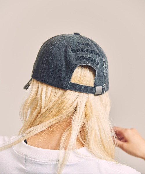 JACKROSE(ジャックローズ)の「B-TRS-Lips&Tongue シグネチャー/CAP(キャップ・メンズ・ブラック/チャコールグレー/ホワイト/ブラウン/アイボリー・FREE)」の21枚目の写真