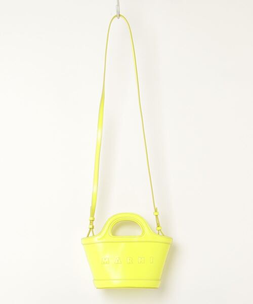 MARNI（マルニ）の「MARNI(マルニ)Kids & Junior ブランドロゴショルダーバッグ（ショルダーバッグ・キッズ・ライトピンク/ライトイエロー/レッド・ONE SIZE）」の2枚目の写真