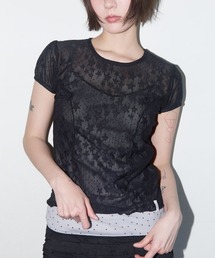 FANCY CLUB | FANCY CLUB/パフレースTEE(Tシャツ/カットソー)