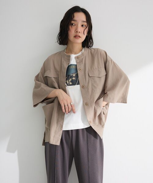 セール】ノースリーブフォトプルオーバー（Tシャツ/カットソー