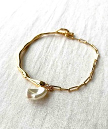 Q | バロックパールチェーンブレス(ブレスレット)