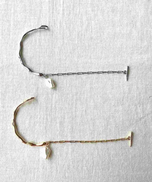 Q（キュー）の「バロックパールチェーンブレス（ブレスレット・レディース・シルバー/ゴールド・ONE SIZE）」の12枚目の写真