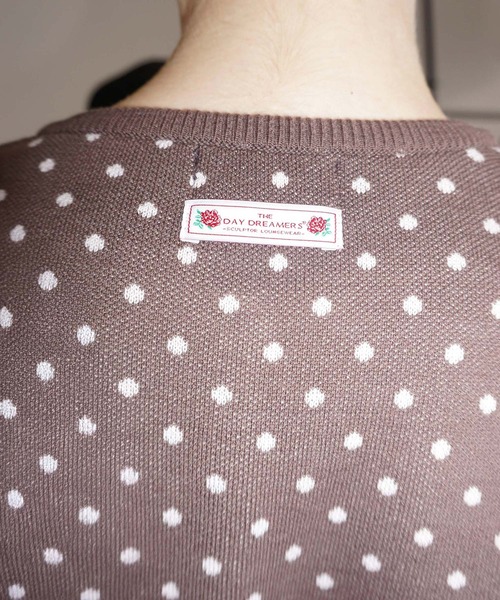 Polka Dot Cardigan（カーディガン/ボレロ）｜SCULPTOR