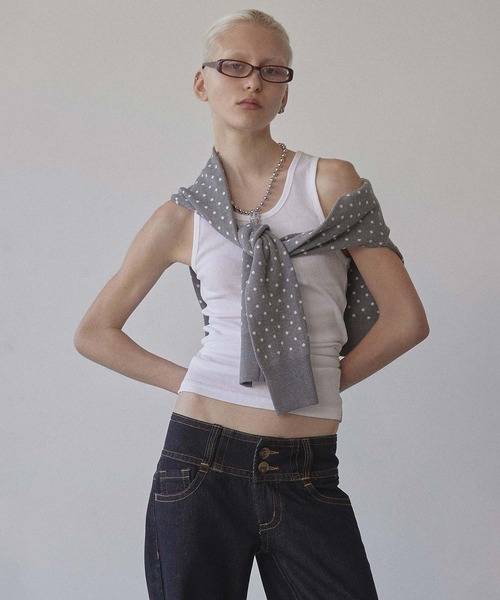 SCULPTOR Polka Dot Cardigan カーディガン Polka Dot Cardigan（カーディガン/ボレロ）｜SCULPTOR
