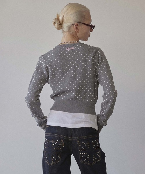 Polka Dot Cardigan（カーディガン/ボレロ）｜SCULPTOR