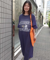 CORNERS（コーナーズ）の「ワッフル切り替えプリントTシャツワンピース（ワンピース・メンズ）」