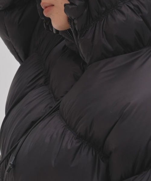 TODAYFUL（トゥデイフル）の「【TODAYFUL/トゥデイフル】Ultralight Goose Jacket/ウルトラライトグースダウンジャケット（ダウンジャケット/コート・レディース・ブラック/チョコ/キナリ/セージグリーン・36/38）」の12枚目の写真