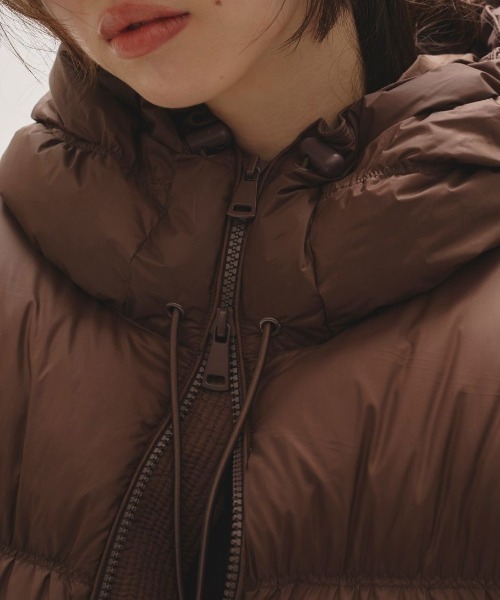 TODAYFUL（トゥデイフル）の「【TODAYFUL/トゥデイフル】Ultralight Goose Jacket/ウルトラライトグースダウンジャケット（ダウンジャケット/コート・レディース・ブラック/チョコ/キナリ/セージグリーン・36/38）」の16枚目の写真