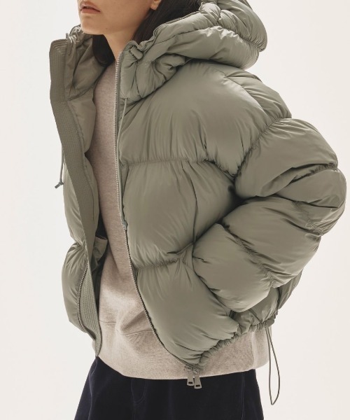 TODAYFUL（トゥデイフル）の「【TODAYFUL/トゥデイフル】Ultralight Goose Jacket/ウルトラライトグースダウンジャケット（ダウンジャケット/コート・レディース・ブラック/チョコ/キナリ/セージグリーン・36/38）」の7枚目の写真