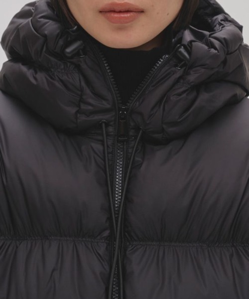 TODAYFUL（トゥデイフル）の「【TODAYFUL/トゥデイフル】Ultralight Goose Jacket/ウルトラライトグースダウンジャケット（ダウンジャケット/コート・レディース・ブラック/チョコ/キナリ/セージグリーン・36/38）」の11枚目の写真