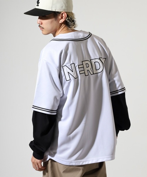 [THE8着用]ノルディ◆Baseball Track Set◆半袖 トラック セット セール】ベースボール 半袖 トラック トップ（Tシャツ
