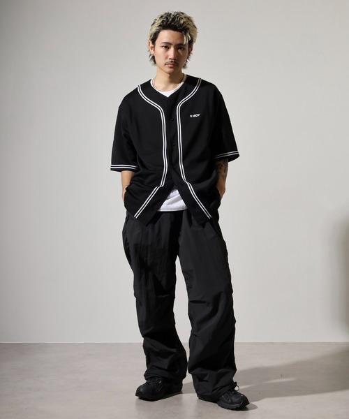 NERDY（ノルディ）の「ベースボール 半袖 トラック トップ（Tシャツ/カットソー・メンズ・ホワイト/レッド/ブラック・SS/L/M/S）」の21枚目の写真