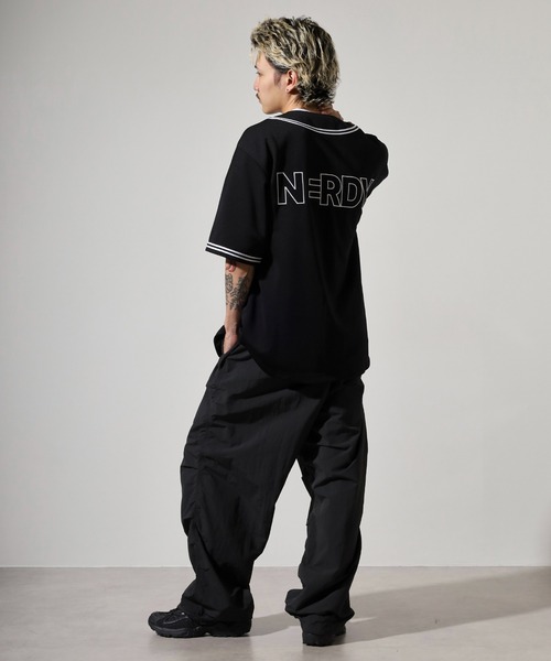 NERDY（ノルディ）の「ベースボール 半袖 トラック トップ（Tシャツ/カットソー・メンズ・ホワイト/レッド/ブラック・SS/L/M/S）」の20枚目の写真