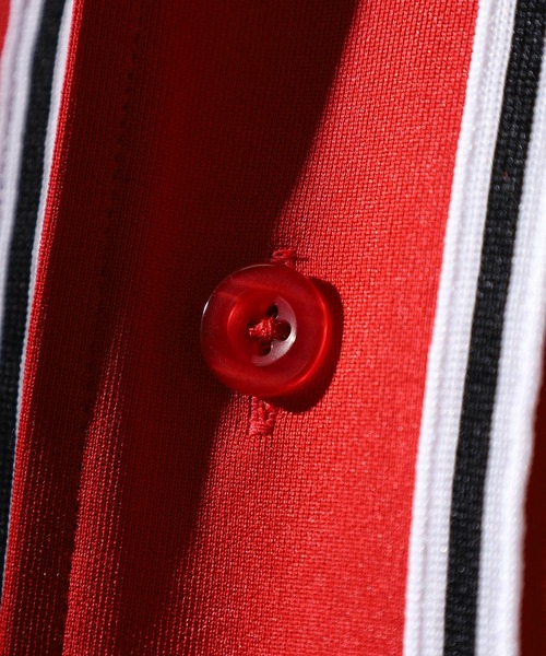 NERDY（ノルディ）の「ベースボール 半袖 トラック トップ（Tシャツ/カットソー・メンズ・ホワイト/レッド/ブラック・SS/L/M/S）」の9枚目の写真