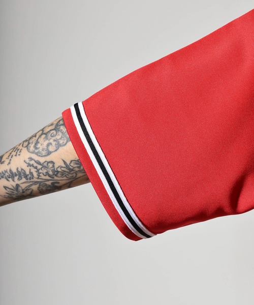 NERDY（ノルディ）の「ベースボール 半袖 トラック トップ（Tシャツ/カットソー・メンズ・ホワイト/レッド/ブラック・SS/L/M/S）」の7枚目の写真