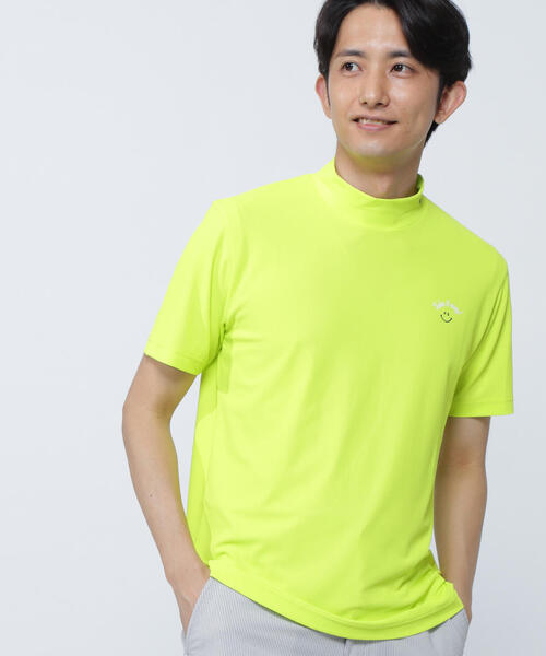 PEARLY GATES(パーリーゲイツ)の「【PEARLY GATES】ハニカムカノコ半袖モックネックカットソー(Tシャツ/カットソー・メンズ・ホワイト/ネイビー/グリーン系その他・MEDIUM/LARGE/X-LARGE)」の7枚目の写真