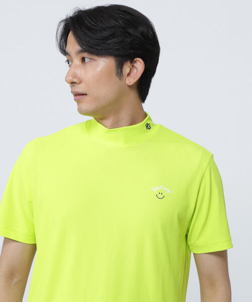 PEARLY GATES(パーリーゲイツ)の「【PEARLY GATES】ハニカムカノコ半袖モックネックカットソー(Tシャツ/カットソー・メンズ・ホワイト/ネイビー/グリーン系その他・MEDIUM/LARGE/X-LARGE)」の6枚目の写真