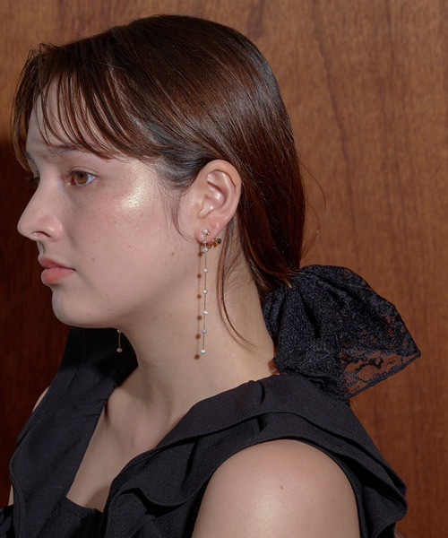 Phoebe（フィービィー）の「ビッグフリルシュシュ　ブラック（シュシュ・レディース・ブラック・FREE）」の6枚目の写真