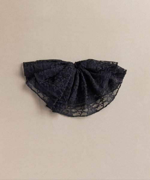 Phoebe（フィービィー）の「ビッグフリルシュシュ　ブラック（シュシュ・レディース・ブラック・FREE）」の11枚目の写真