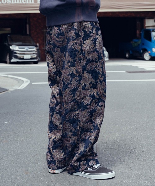 Subciety（サブサエティ）の「Chenille trousers（その他パンツ・メンズ・ネイビー/ブラック・X-LARGE/LARGE/MEDIUM/SMALL）」の4枚目の写真