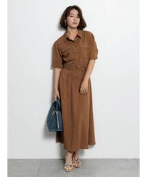 美品！Te chichi リバティ柄アソートウエスト切替ワンピース Te chichi（テチチ）の「リバティ柄アソートウエスト切替