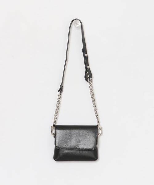URBAN RESEARCH ROSSO WOMEN(アーバンリサーチ ロッソ)の「YENN CHAIN BELT POUCH(ショルダーバッグ・レディース・カーキ/ブラック・FREE)」の11枚目の写真