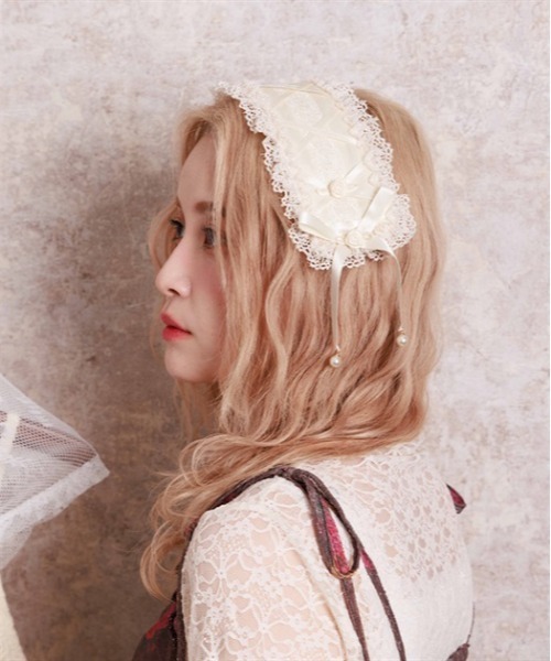 花柄レースカチューシャ[品番：IGAW0006252]｜axes femme