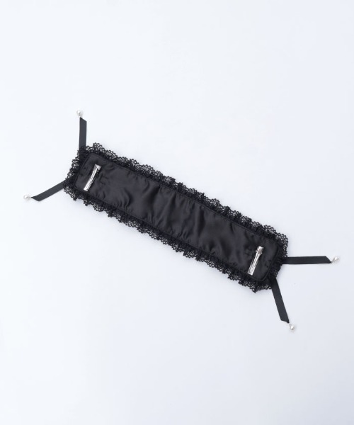 axes femme（アクシーズファム）の「レースアップヘッドドレス（カチューシャ・レディース・ブラック/クリーム/ホワイト・FREE）」の14枚目の写真